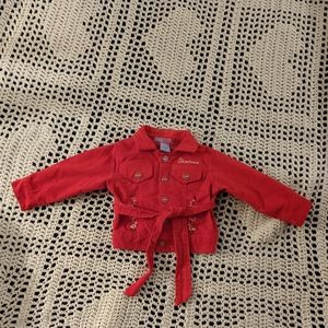 Skechers baby girl size 12 month red jacket